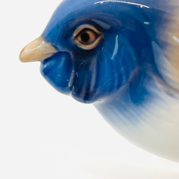 Vintage B&G Bing & Grondahl Copenhagen Porcelain Titmouse Bird Figurine Denmark - Picture 10 of 12